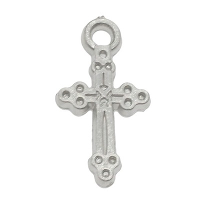 Zawieszka Krzyż Krzyżyk Charms 22x12mm, 10szt