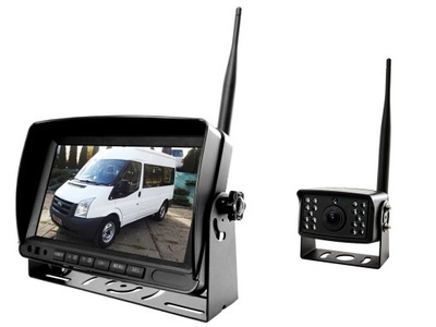 MONITOR AUTO CON FUNCIÓN REJESTRATORA LCD 7CALI AHD CON SERVICIO BEZPRZEW  