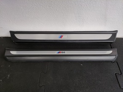 Накладки пороговые салон m набор bmw 6 f13 фото №1