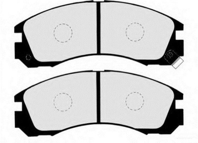 КОЛОДКИ HAM. ПЕРЕД MITSUBISHI PAJERO 90-, OUTLANDER