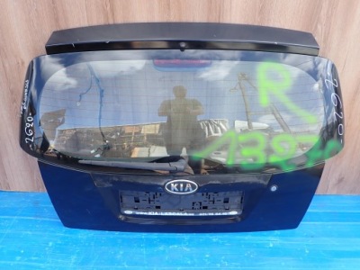 Kia picanto 05-10 кришка багажника багажника скло задня z1 фото №1
