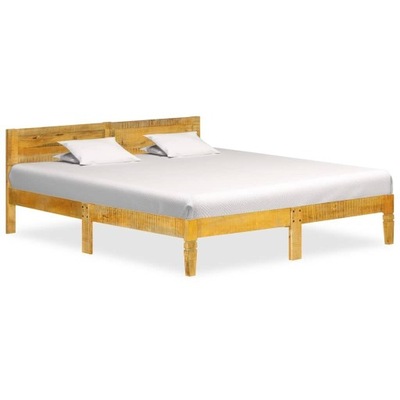 Lumarko Rama łóżka z litego drewna mango, 160 cm