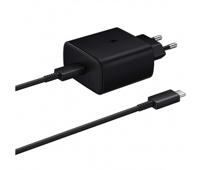 Oryginalna ładowarka sieciowa Samsung 45W kabel USB C-C EP-TA845 Czarny