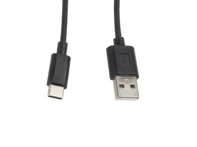 Kabel USB 2.0 Lanberg Type-CM - AM 1m czarny