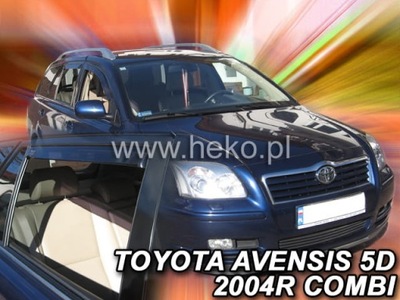 TOYOTA AVENSIS T25 2003-2009 UNIVERSAL DEFLECTORES DE PUERTA  