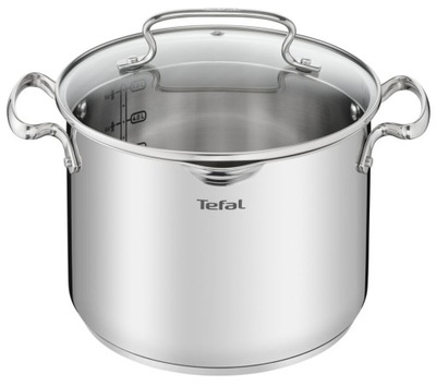 Garnek z pokrywą wysoki TEFAL Duetto 22cm indukcja