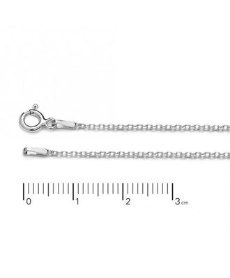 Srebrny łańcuszek ankier do wisiorka pr 925 50cm