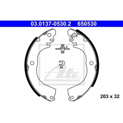 BRAKE SHOES BRAKE KPL.  