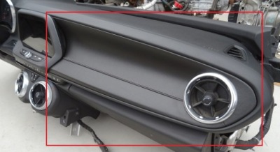 2016 camaro приборная панель консоль панель кожа кожаный фото №1