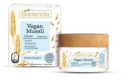 Bielenda Vegan Muesli Krem nawilżaj na dzień i noc