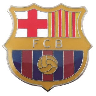 Przypinka klubowa FC Barcelona Herb Barca