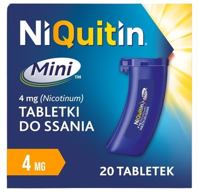 NiQuitin Mini, 4 mg, 20 tabletek do ssania