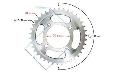 NAUJA KRUMPLIARATIS GALINĖ 38/428 : TZ125 BARTON SKUTERIS MOTOCIKLAS KOKYBĖ 