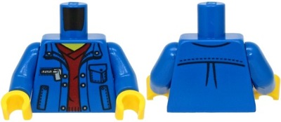 Lego 973pb1558c01 tors niebieska kurtka City 1szt