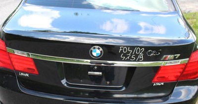 Кришка багажника задній багажника bmw f01 f02 475 чорний  sapphire фото №1