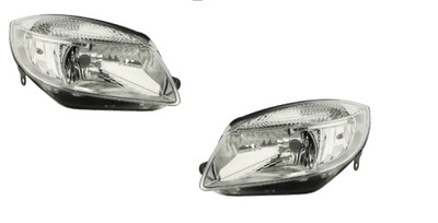 Фара h4 le pr skoda roomster fabia ii 2 06-10 фото №1