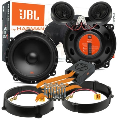 JBL STAGE2 604C ALTAVOCES FIAT IDEA PARTE DELANTERA PARTE TRASERA DYSTA  