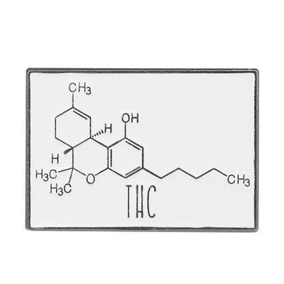 Seria chemiczna stop broszka kreatywny list ślimak z kreskówki Test butelka