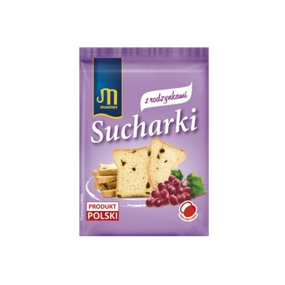 Mamut Sucharki z rodzynkami 42 g (4 sztuki)