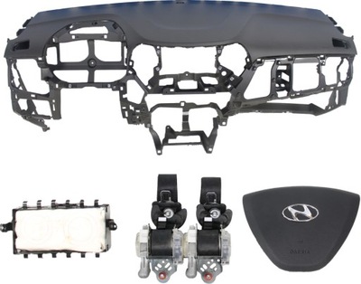 Приборная панель консоль подушка безопасности ремни hyundai i10 фото №1