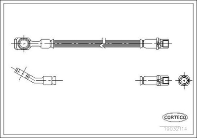 CABLE DE FRENADO FLEXIBLES OPEL VECTRA C 02-08 PARTE TRASERA  