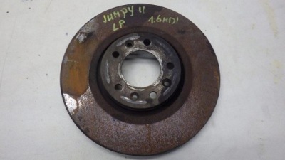 Диск тормозная левый перед jumpy ii 1.6 hdi фото №1