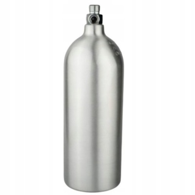 Butla CO2 2L aluminiowa pełna z zaworem