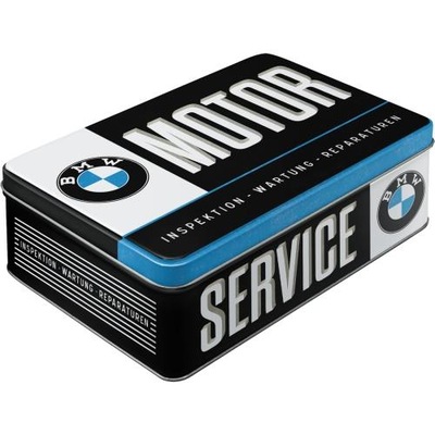 BMW Motor Service Puszka Metalowa Retro