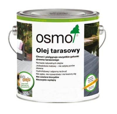 OSMO OLEJ TARASOWY 007 TEAK BEZBARWNY 2,5L