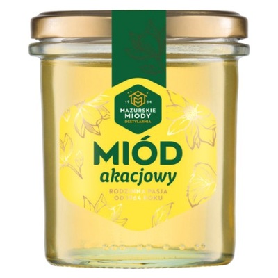 Mazurskie Miody Miód akacjowy 400g