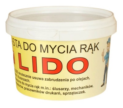 Pasta do mycia rąk BHP LIDO żółta 500ml