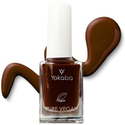 Yokaba Pure Vegan lakier klasyczny do paznokci 87 Porto Wine nail lacquer