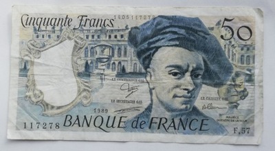 Francja 50 franków 1989