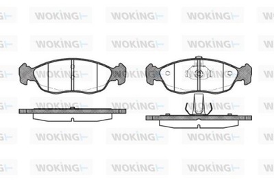 WOKING P561310 ZAPATAS DE FRENADO  