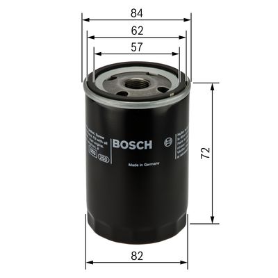 FILTRO ACEITES BOSCH 0 451 103 316 HYUNDAI KIA  