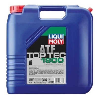 OLEJ LIQUI MOLY TOP TEC 1800 20L / DEXRON VI / FORD MERCON LV LM3688