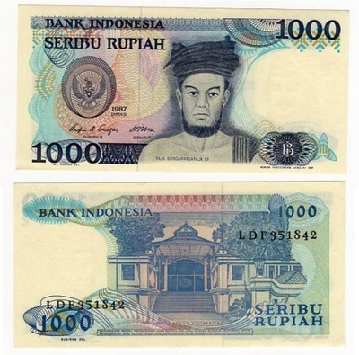 INDONEZJA 1987 1000 RUPIAH