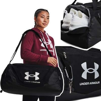 Torba sportowa Under Armour 5.0 Duffle MD 1369223 Czarna r. UNIWERSALNY