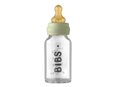 Butelka BIBS Baby Glass Bottle Sage 110 ml