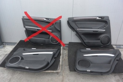 Обшивки обшивка двері mercedes gl x164 harma eu kpl фото №1