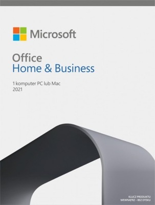 Microsoft Office 2021 Home&Business Microsoft 1 PC / licencja wieczysta BOX