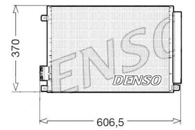 Denso dcn09045 конденсатор, кондиціонер фото №1