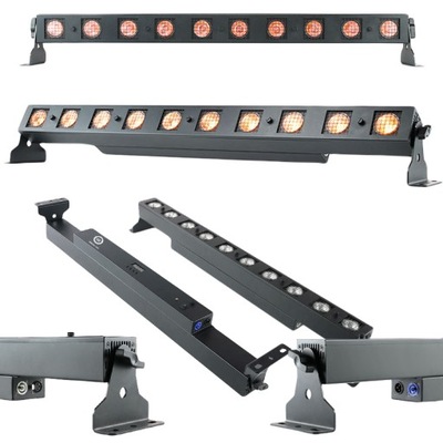 LISTWA OŚWIETLENIOWA BELKA DOŚWIETLACZ SCENICZNY CIEPŁE ŚWIATŁO SUNSTRIP