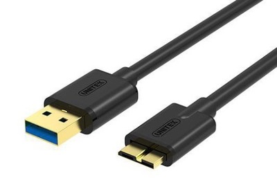 Kabel USB Unitek Y-C461GBK USB 3.0 microB/USB M/M