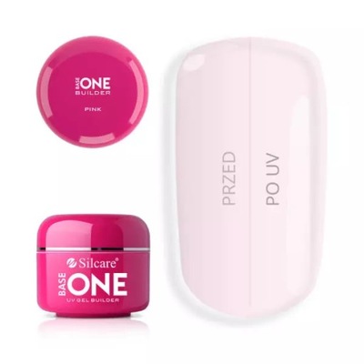 Silcare Base One - żel pink 15g