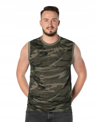 Koszulka Męska Bez Rękawów Tank Top Moro 077 r XL