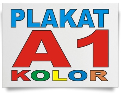 Plakat plakaty wydruk A1 84x59 cm SUPER jakość