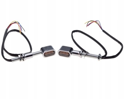 KIERUNKOWSKAZ LED CHROM HARLEY DAVIDSON SPORTSTER SOFTAIL DYNA HOMOLOGACJA