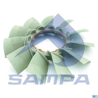 VENTILADOR DEL MOTOR DAF CF85/XF105 720MM SAMPA  