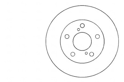 A.B.S. DISCOS DE FRENADO 2 PIEZAS TOYOTA PREVIA 90-00 (  